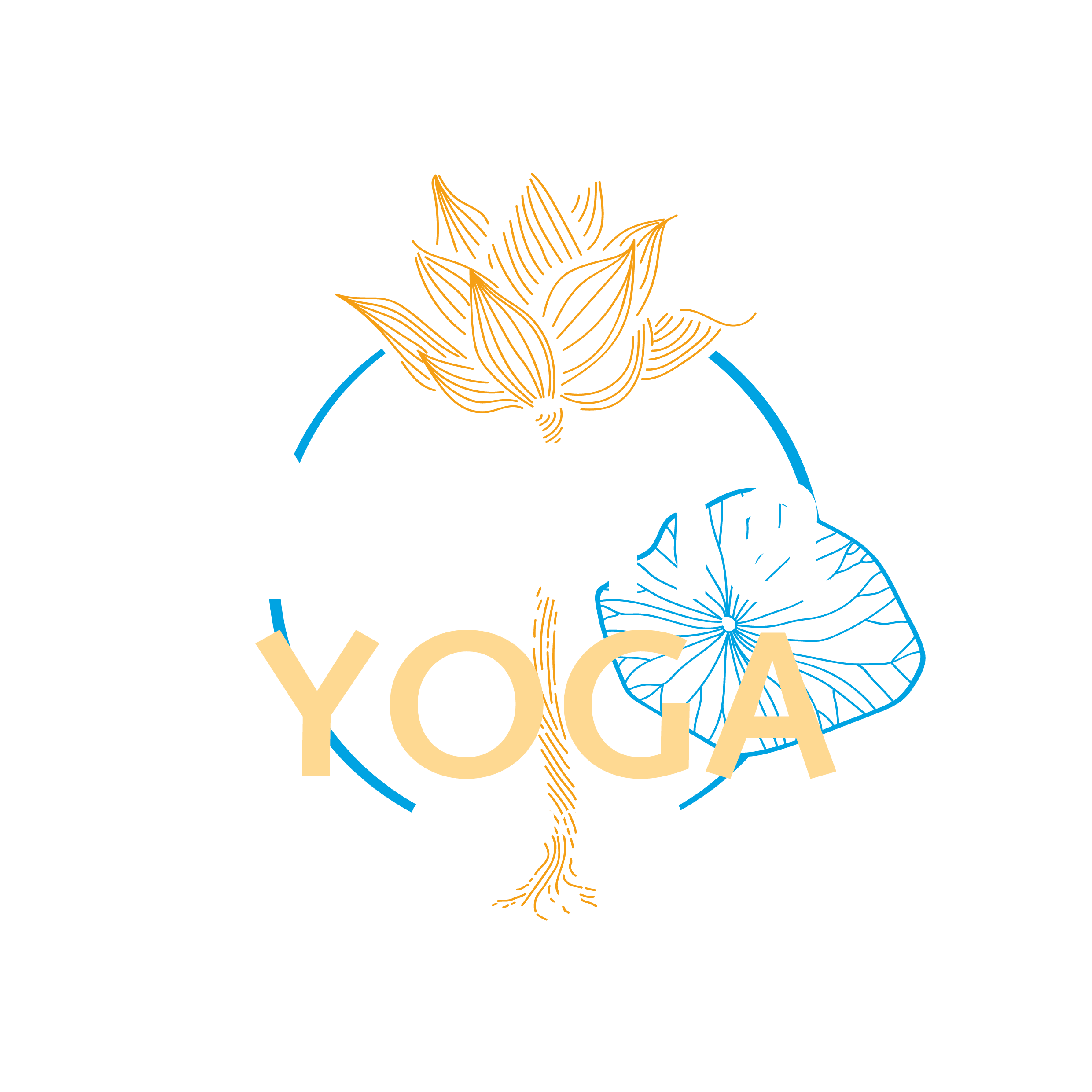 Logo entrepreneur Natha Yoga I Doriane Huynh, graphiste à Obernai en Alsace