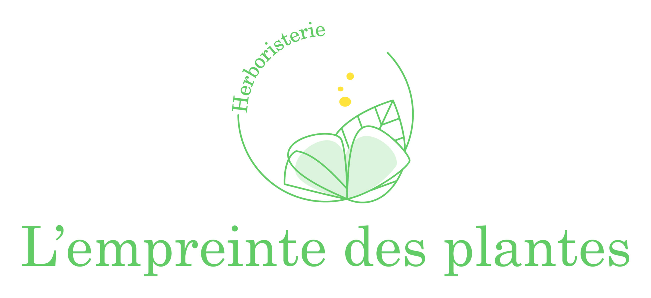 Logo L'empreinte des plantes I Directrice artistique I Graphisme - Illustration - Photographie I Dôriane I Haguenau, Alsace